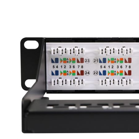 Cat 6A UTP Loaded Patch Panel With 50 U" Gold Plating